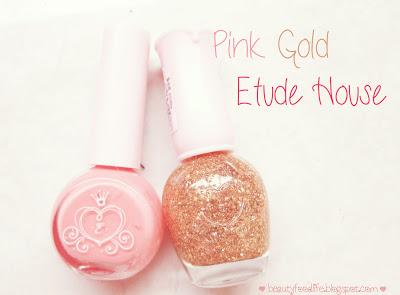 etude house nail polish review, dear my blooming nails #4 review, dear my party nails #PBE101 review, simple manicure, beautyfoodlife.blogspot.com