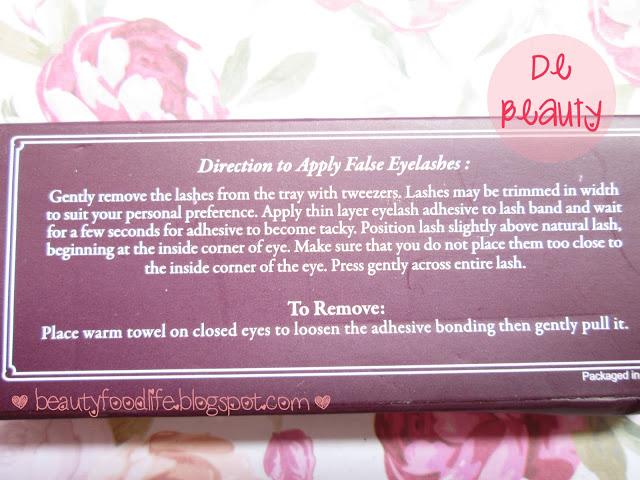 de beauty eyelashes , eyelashes review , beautyfoodlife.blogspot.com