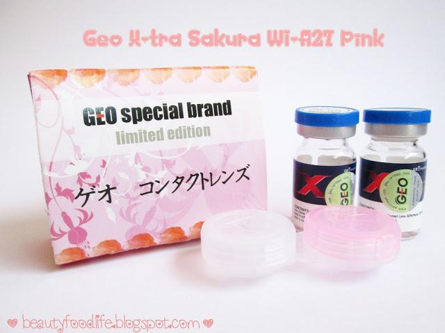 Geo Xtra Sakura Pink WI-A27, Gita Geo, beautyfoodlife,blogspot.com