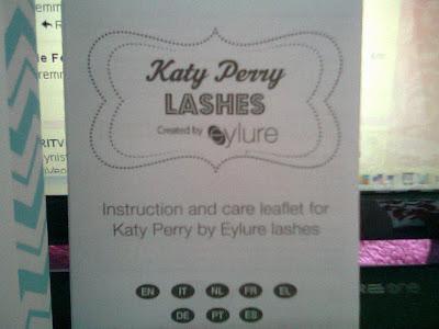 Katy Perry Lashes by Eylure...