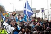 Bedroom tax protest in Edinburgh