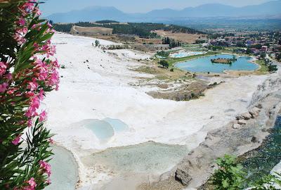 Pamukkale hot springs panorama