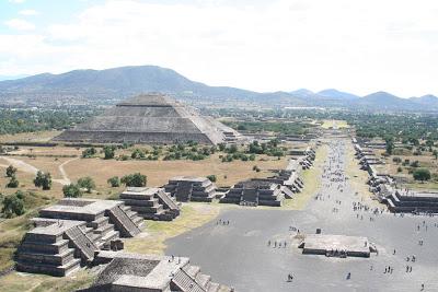 Panorama of Teotihuacan, Mexico