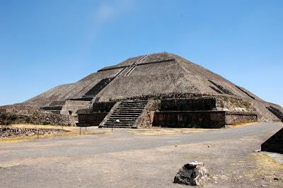 The Pyramid of the Sun in Teotihuacan