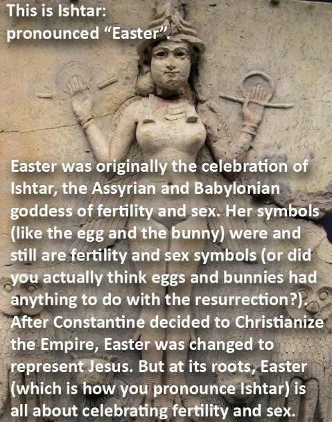 Easter? Ishtar? Earlier?