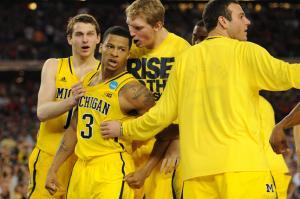 Even superman couldn't have stopped Trey Burke in the second haf of Friday's Sweet 16 contest vs. Kansas.