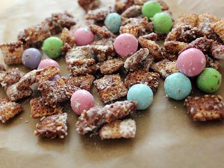 Sesame and Chocolate Puppy Chow