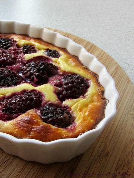 Blackberry Cheesecake with Almond Coconut Crust