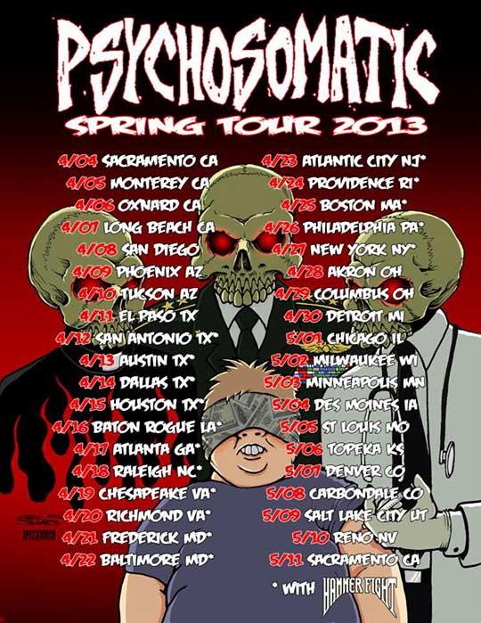 PSYCHOSOMATIC Gearing Up For Spring 2013 Tour