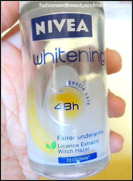 Nivea whitening, roll on deodorant