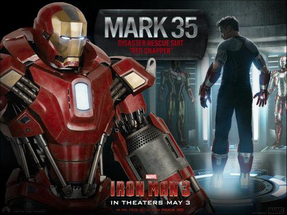 Tony Stark's Badass Armor Suits from Iron Man 3