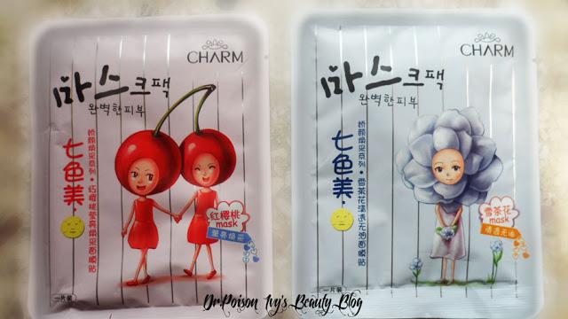 Charm Facial Mask Cherry and Tea Leaf Review