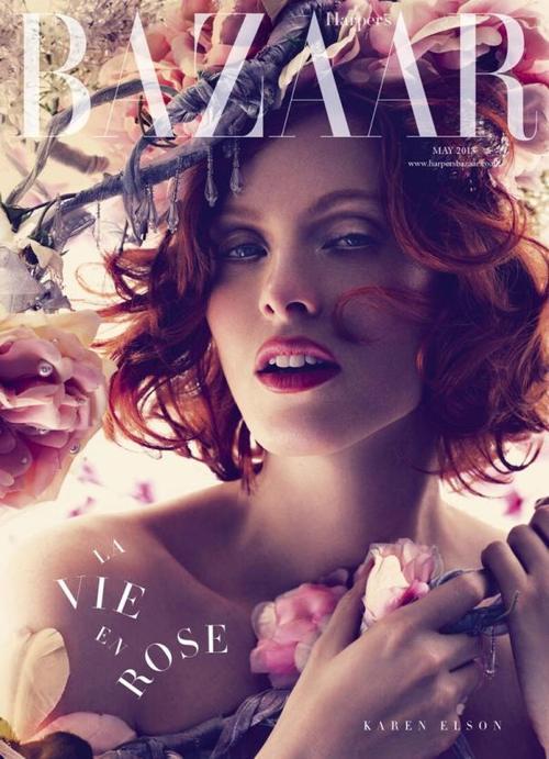 Karen Elson for Harper’s Bazaar UK May 2013