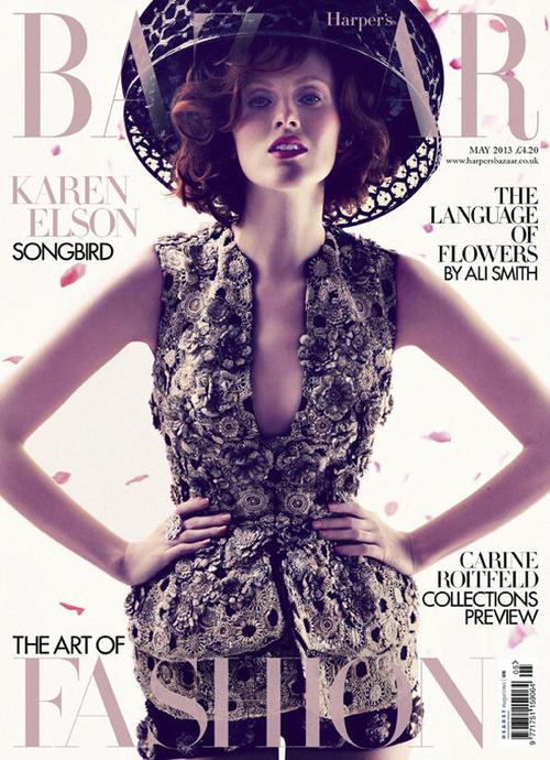 Karen Elson for Harper’s Bazaar UK May 2013