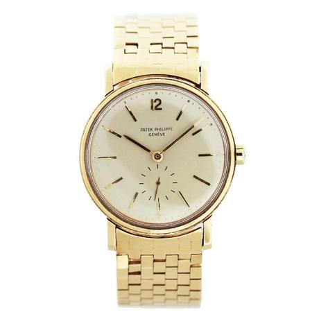 Patek Philippe 2548 Vintage 18K Yellow Gold 1950s Mens Watch