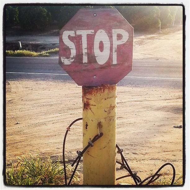 Highway 65 DIY Stop Sign