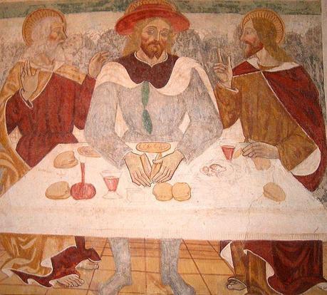 Supper at Emmaus, Giovanni and Francesco Cagnola (?), 15th c.