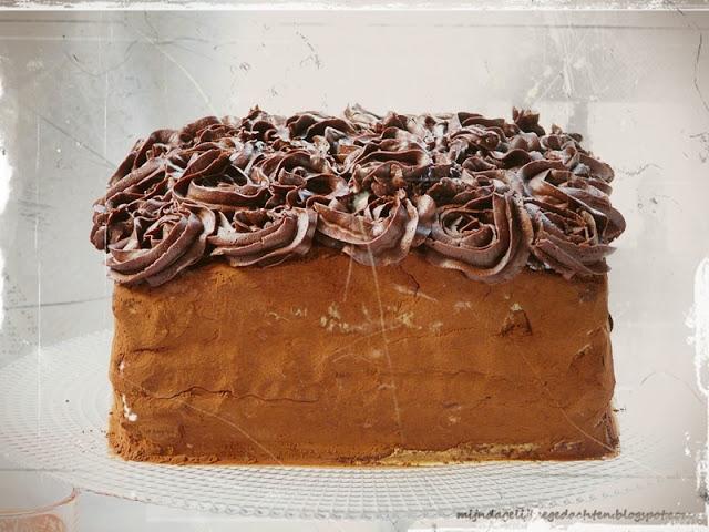 Mocha Cake with Chocolate Ganache/ Торт Мокка