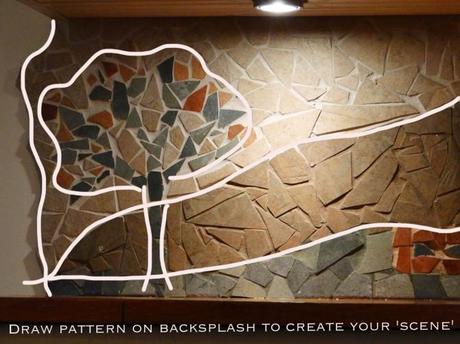 A #DIY tutorial on how to make a mosaic backsplash by @lynneknowlton