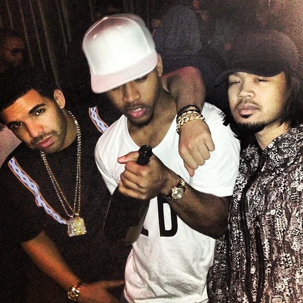 Drake hits up Club Reign in Atlanta wearing Marcelo Burlon...