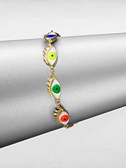 Delfine Delettrez Bright Eyed Bracelet, delfina delettrez, delfina delettrez jewelry