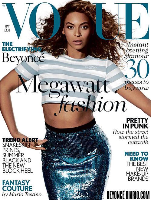 Beyonce for Vogue UK, May 2013