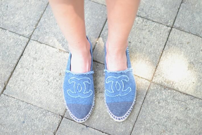 denim blue chanel espadrilles