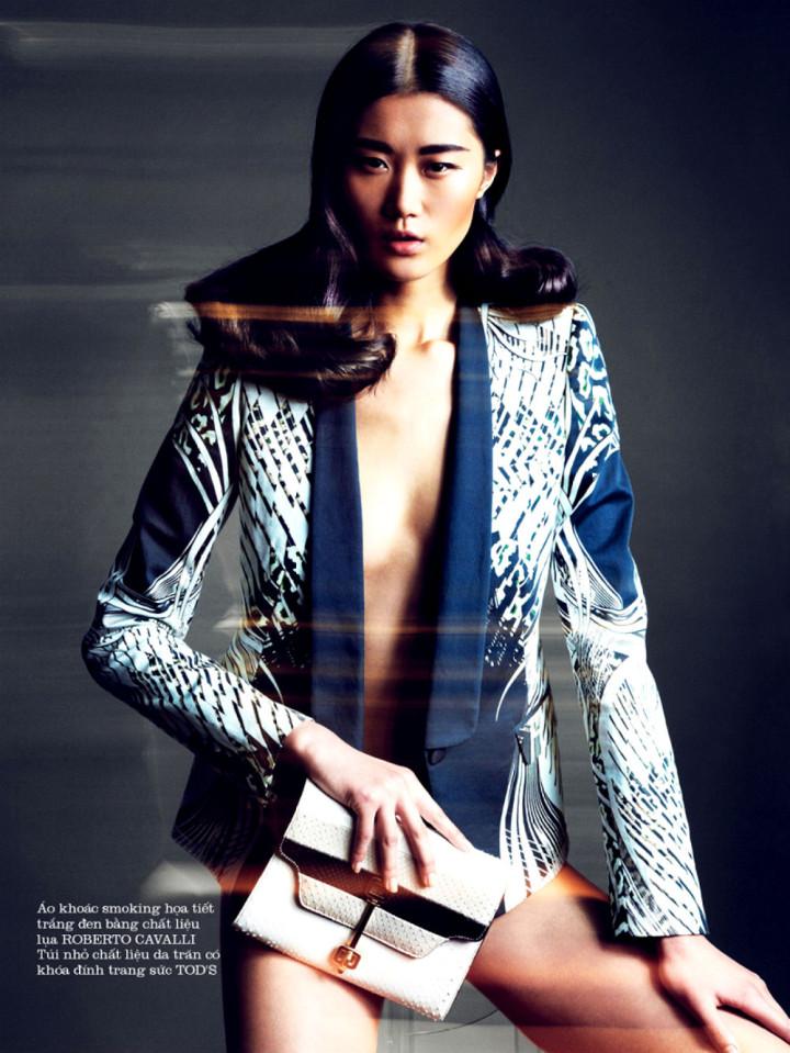 Xiao Wei by Riccardo Vimercati for Elle Vietnam April 2013