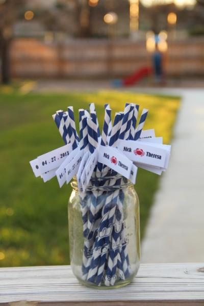 IMG 0884 400x600 DIY Crab Wedding Paper Flags