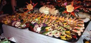 Buffet on cruise ship