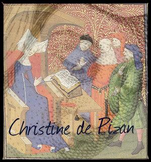 Christine de Pizan with overlay
