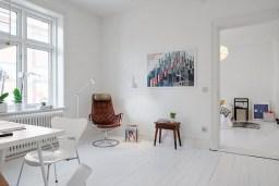 Gorgeous White Three-Room Apartment by Alvhem Mäkleri och Interiör