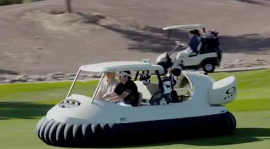 Bubba Watson's Hovercraft Golf Cart