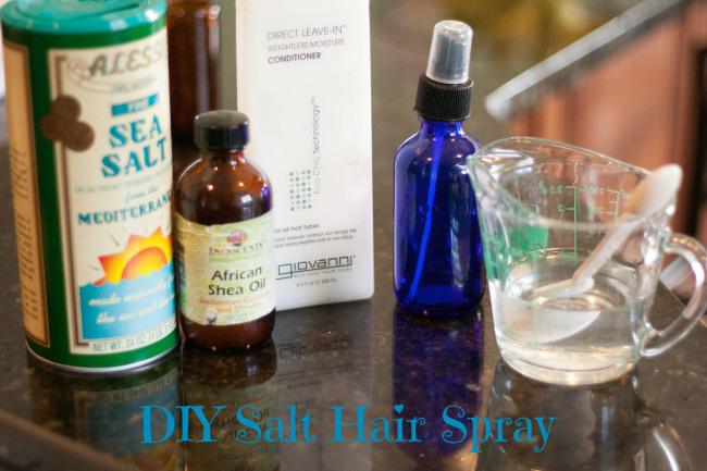 DIY Salt Hair Spray 