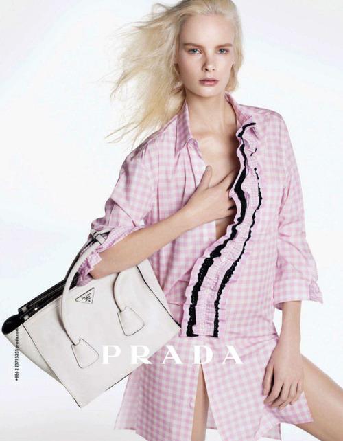 Vanessa Axente & Irene Hiemstra for Prada Pre-Fall 2013 Ad...