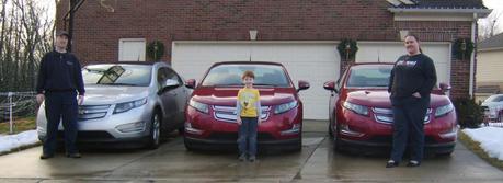 Brent Waldrep of Auburn Hills, Mich., has driven more than 23,500 miles in his Volt in 21 months, and had to go to a gas station twice. (Credit: General Motors)