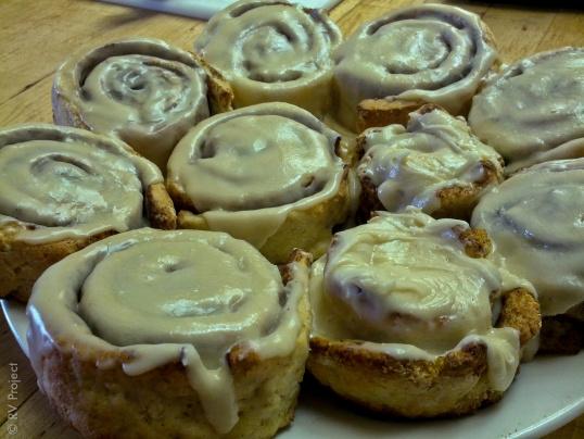 My first stab at making gluten-free cinnamon rolls from scratch! I took full advantage of the oven at the Zoo.