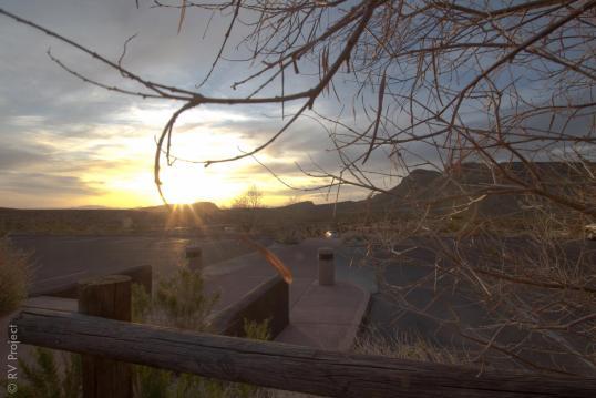 We started early- sunrise over Red Rocks Visitors Center parking lot.