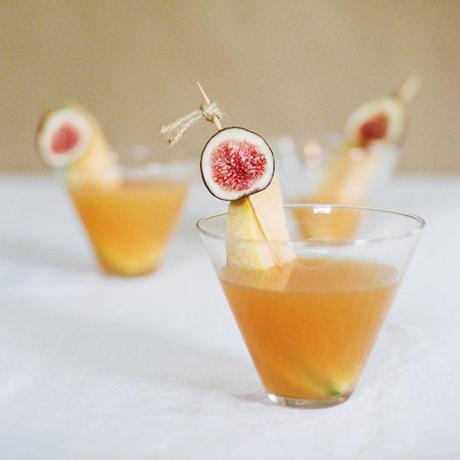 fig cocktails, fig martini, fig and melon martini, fig and melon cocktail recipe