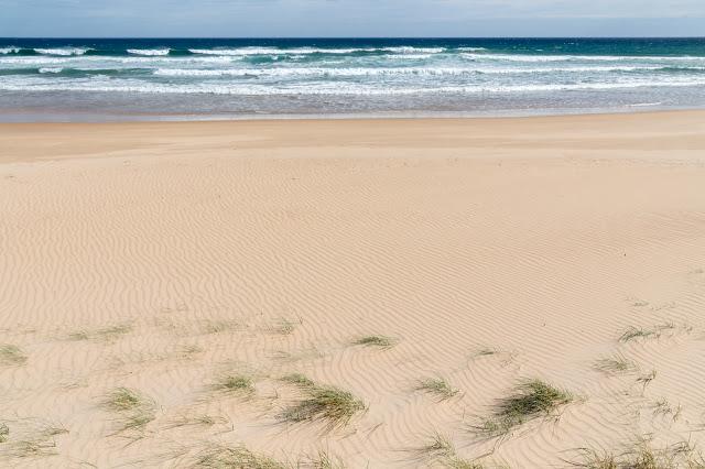 pristine sand on morgan beach