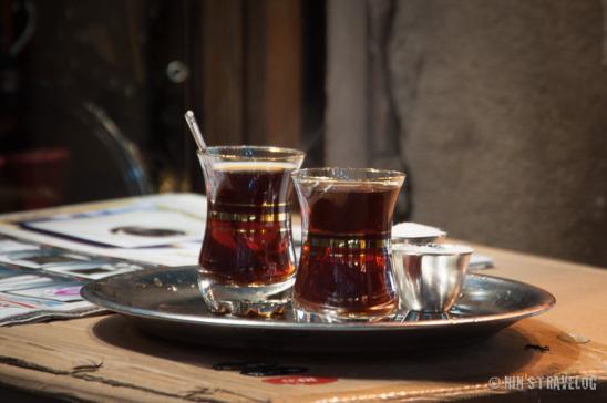 Tea for two at Al Hamadiyyah Souq