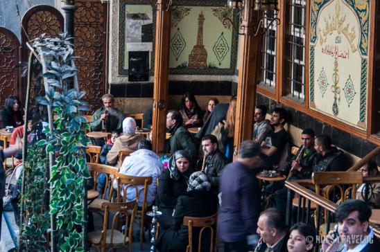  Very popular coffee shop - An Nafura, where people sits there drinking coffee or tea or even smoking sisha, while talking to friends or just seeing and be seen by passer by