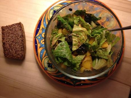 salad + bread