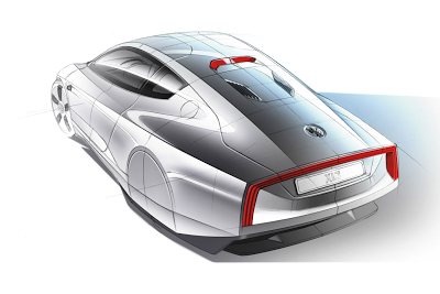 VW XL1 official sketches