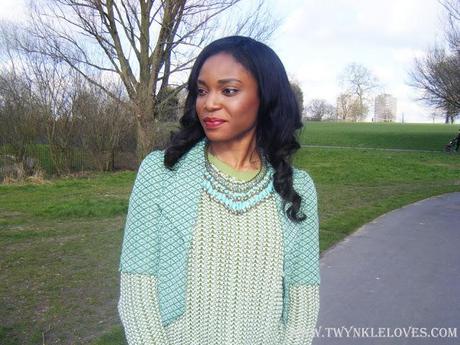 Today I'm Wearing: Knitted Green Layers