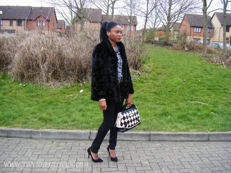 Today I'm Wearing: Black & White Details
