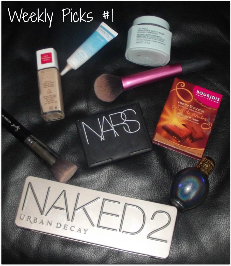 Nars Orgasm, Naked 2 Palette, Sigma Brush, Real Techniques Brush, Taylor Swift Wonderstruck, Fade Out Eye Cream, Bourjois Bronzing Powder, Revlon Nearly Naked Foundation