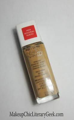 Revlon Nearly Naked Foundation Swatch and Review