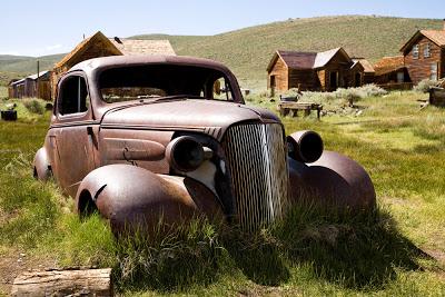 Abandoned old Chevy, Bodie 