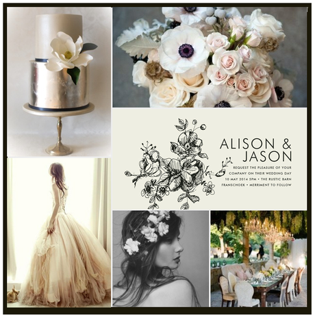 Renewing your wedding vows – Inspiration from minted.com Ellegance Illustrated by The Lovely Letters, see more wedding invitations on Minted